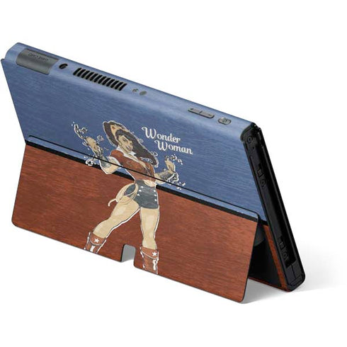 DC Comics Bombshells Wonder Woman Bombshell Nintendo Switch OLED (2021) Skin